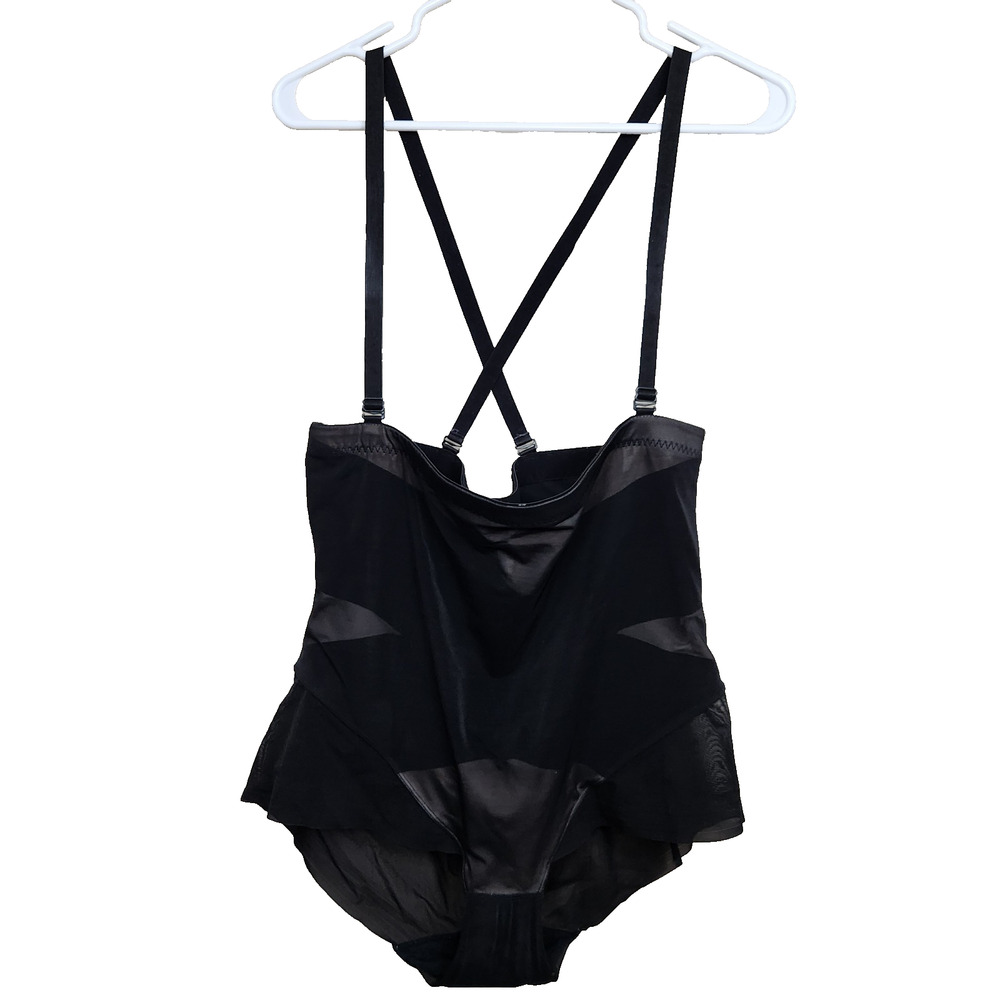HONEYLOVE Super Power Brief +Straps Shapewear Compression Boning Vamp SZ 3X $84